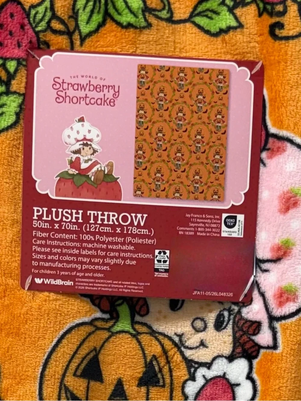 Strawberry Shortcake soft orange